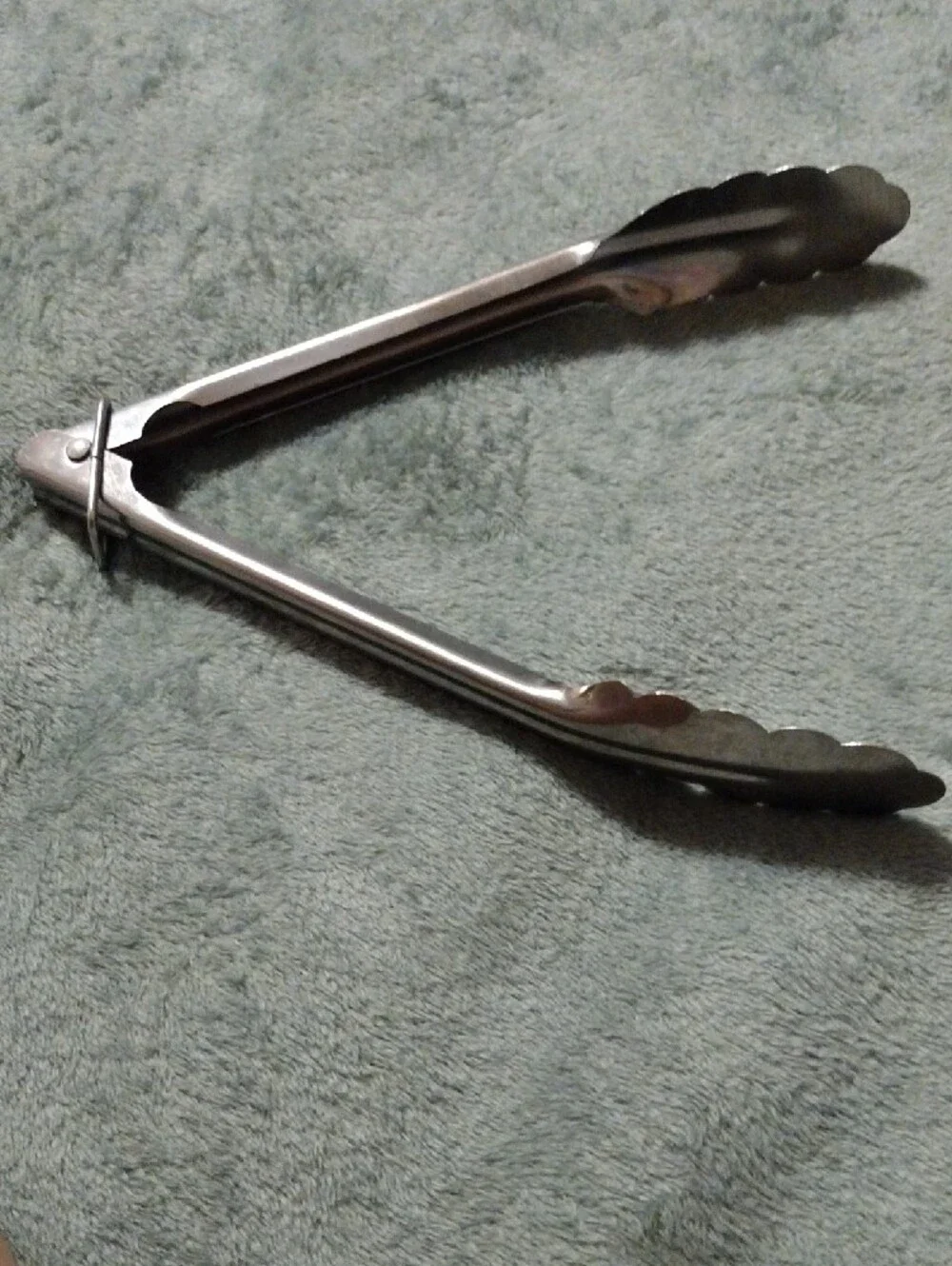 Stainless Steel Cooking Tongs - Silver